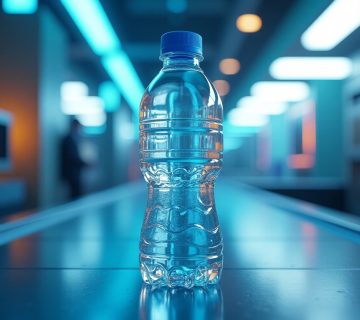 PET Plastic water bottle